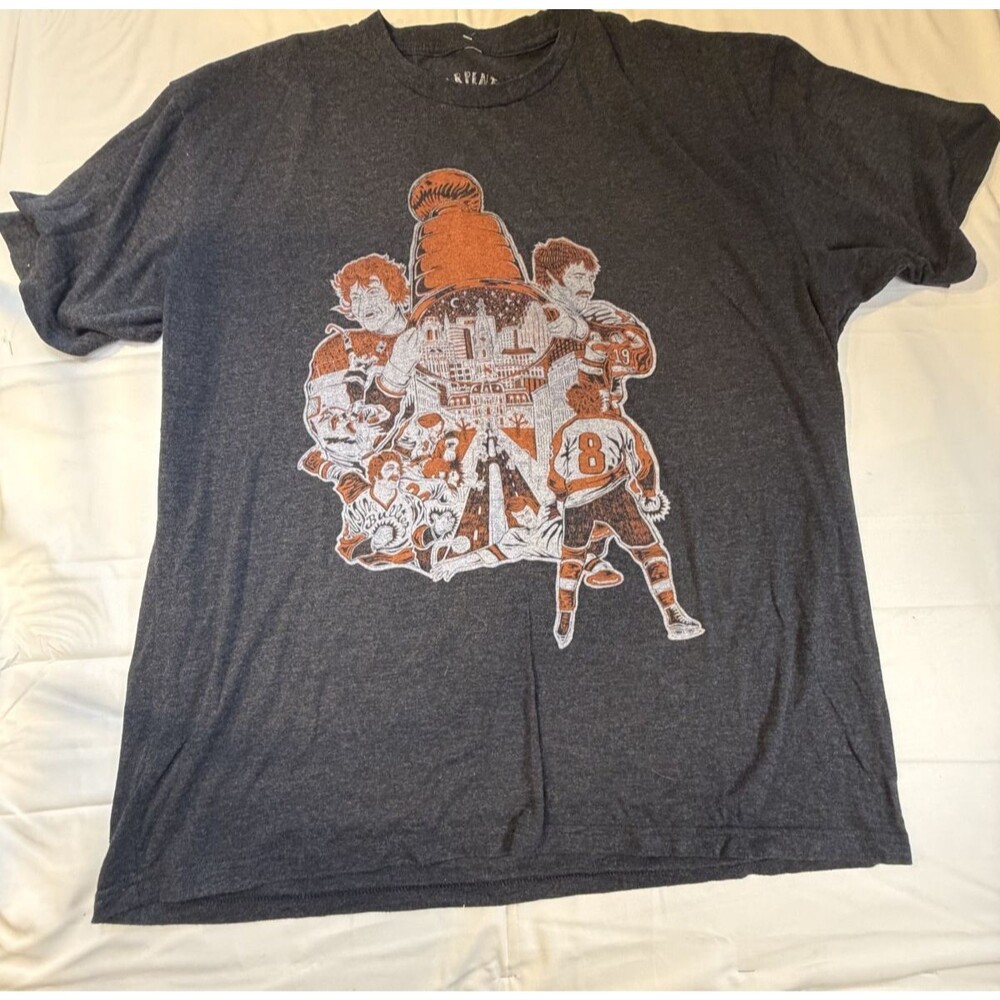 🔥🏒 RARE First Run Paul Carpenter Art Broad Street Bullies Flyers T-Shirt 2XL
